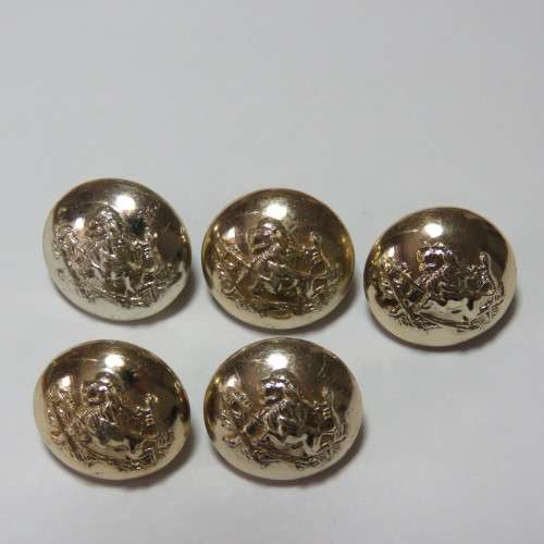 BSAP lot of 5 uniform medium size buttons - All made by Tool and Mould, Salisbury