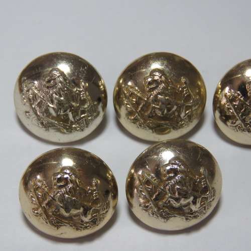 BSAP lot of 5 uniform medium size buttons - All made by Tool and Mould, Salisbury