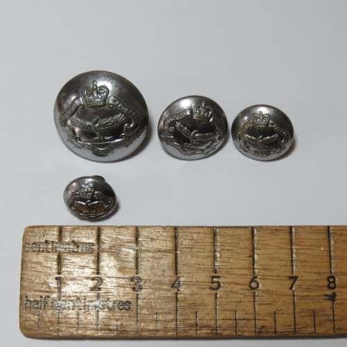 Northern Rhodesia Police - Lot of 4 buttons all different sizes