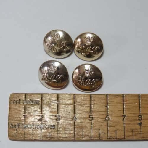 Rhodesia and Nyasaland Army Service Corps lot of 4 medium size buttons made by Gaunt, London