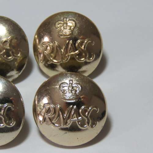Rhodesia and Nyasaland Army Service Corps lot of 4 medium size buttons made by Gaunt, London