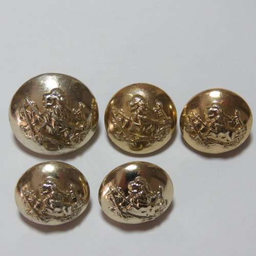 BSAP 1 large and 4 medium uniform buttons
