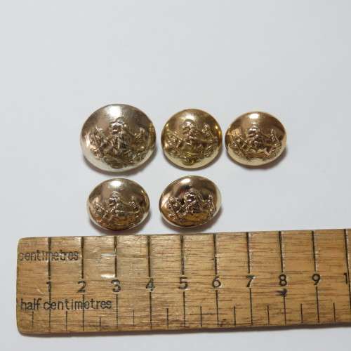 BSAP 1 large and 4 medium uniform buttons