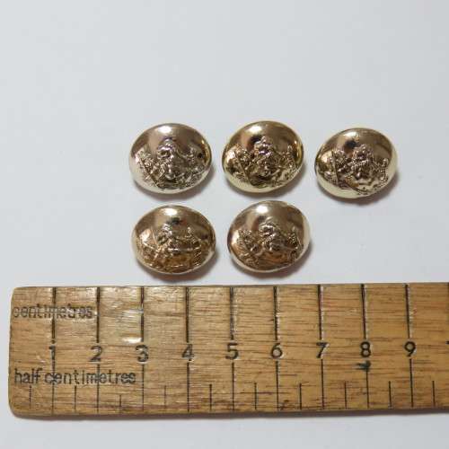 BSAP lot of 5 medium uniform buttons made by Tool Mould, Salisbury
