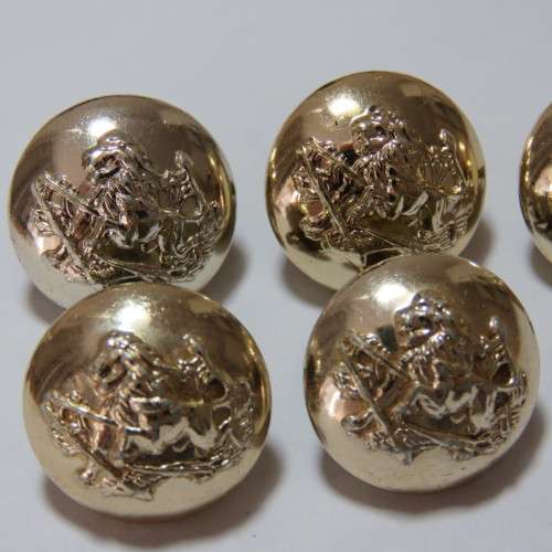 BSAP lot of 5 medium uniform buttons made by Tool Mould, Salisbury