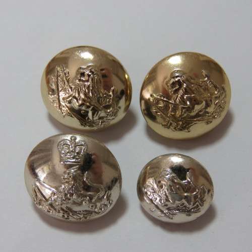 BSAP lot of 4 uniform buttons from 4 different makers
