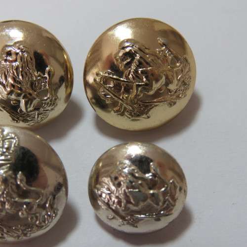 BSAP lot of 4 uniform buttons from 4 different makers