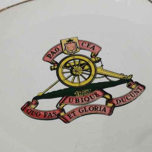 Prince Afred`s Own Cape Field Artillery souvenir dish - Drostdy ware