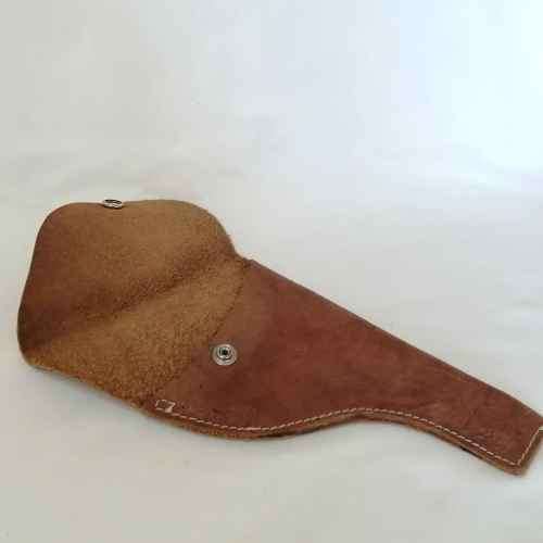 Handmade leather gun holster for revolver - marked 302