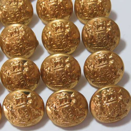 South African Defense Force military buttons - Lot of 20 later small size buttons