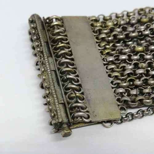 Low Grade silver bracelet - weighs 79.4grams