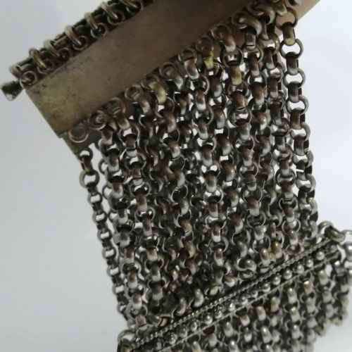 Low Grade silver bracelet - weighs 79.4grams