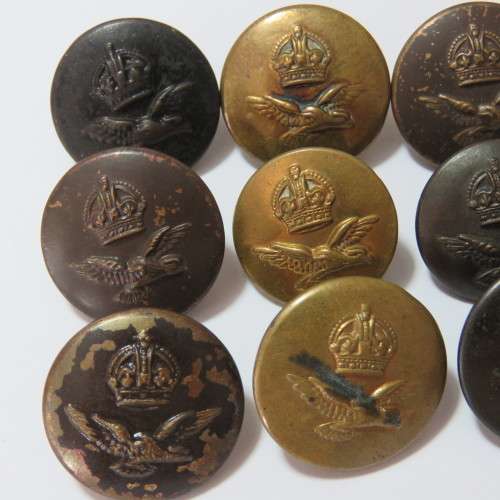 South African Air force buttons - 3 Different sizes - All made by Smith and Wright Ltd, Birmingham