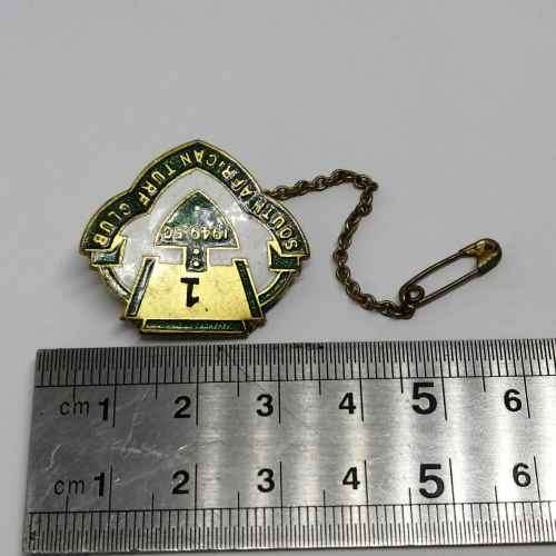 1949-50 South African Turf club membership fob medallion #1