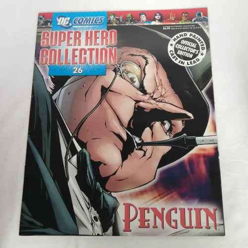 Eaglemoss DC Comics Super Hero Collection #26 - Penguin figurine with magazine