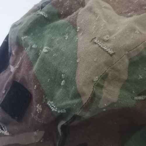US Army M81 Woodland camo pattern helmet cover