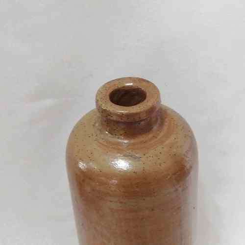 Antique 0,7 Liter clay Schnapps bottle