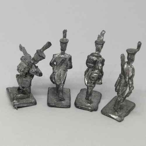 Lot of 4 Vintage lead soldiers