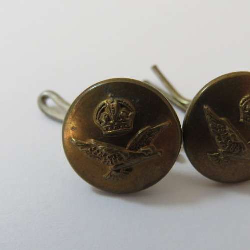 South African Air force pair of buttons made into cufflinks