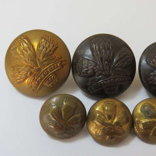 South African Defense Force Special Service Battalion - Lot of 6 buttons