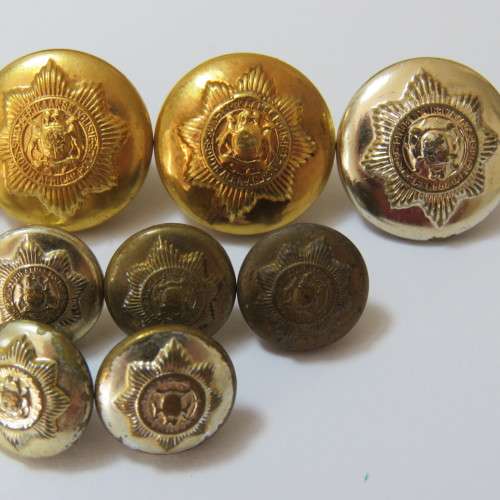 South African Police lot of 10 buttons