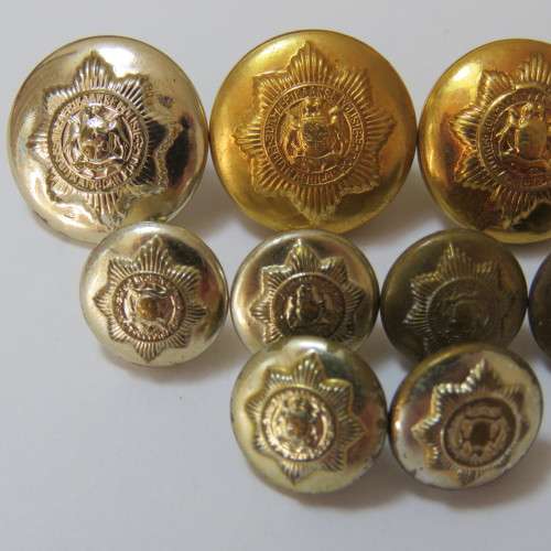 South African Police lot of 10 buttons