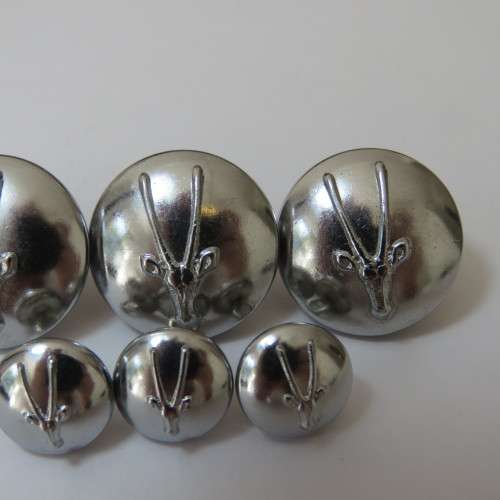 South West Africa Territorial Force lot of 6 buttons - 3 Large and 3 small