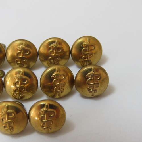 SA medical Corps buttons lot of 10 very small size buttons