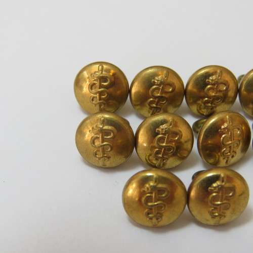 SA medical Corps buttons lot of 10 very small size buttons