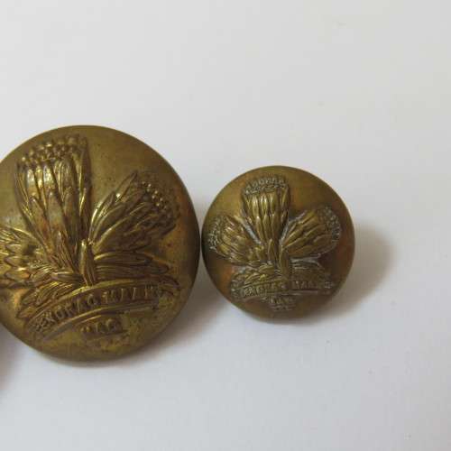 South African Defense Force Special Service Battalion - Lot of 3 buttons - 2 Large and 1 small