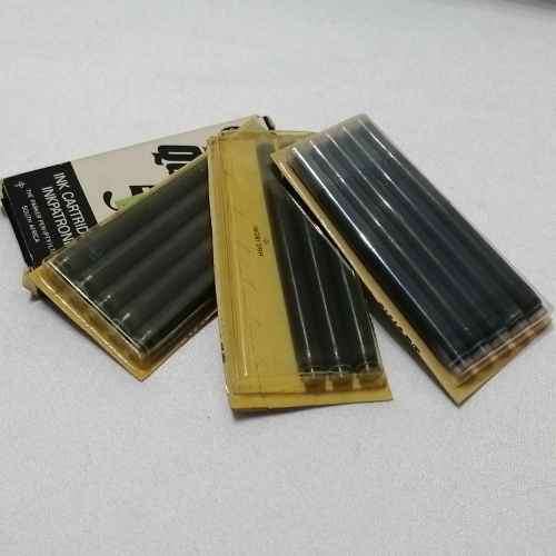 Lot of 4 ink refill cartridges for Parker fountain pen