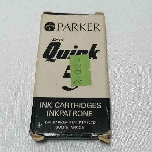 Lot of 4 ink refill cartridges for Parker fountain pen