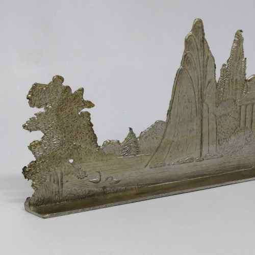 Vintage lead soldier landscape scenery