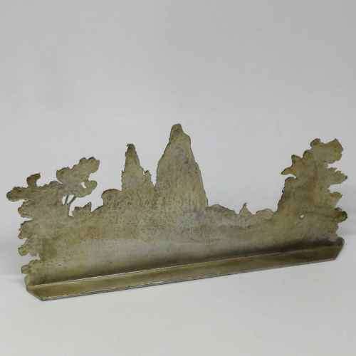 Vintage lead soldier landscape scenery