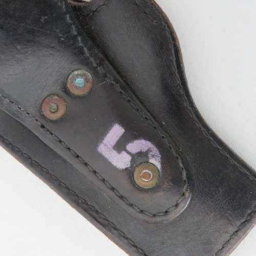 Vintage leather gun holster - Marked B06 .34