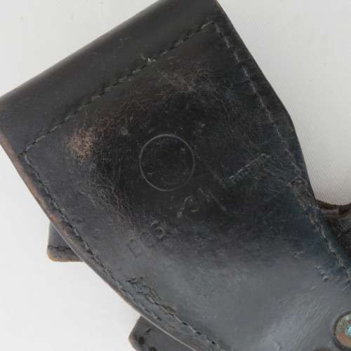 Vintage leather gun holster - Marked B06 .34