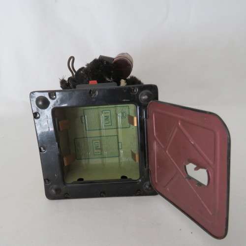 Vintage Drinking panda tin toy - Battery operated - Not working - Needs some TLC - One leg missing