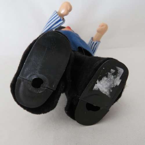 Vintage mechanical baker boy toy - Working - Missing instrument