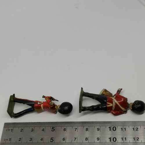 Lot of 4 Vintage British Army band lead soldiers - Britains Ltd
