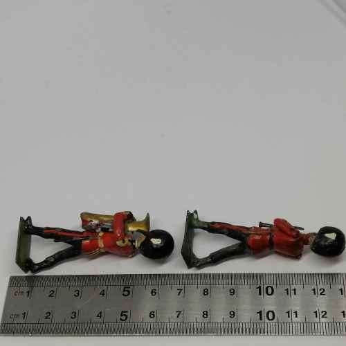 Lot of 4 Vintage British Army band lead soldiers - Britains Ltd