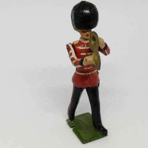 Lot of 3 Vintage British Army band lead soldiers - Britains Ltd