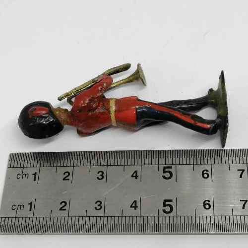 Lot of 3 Vintage British Army band lead soldiers - Britains Ltd
