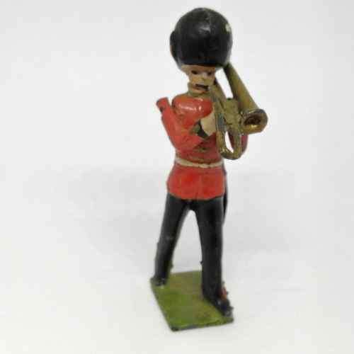 Lot of 3 Vintage British Army band lead soldiers - Britains Ltd