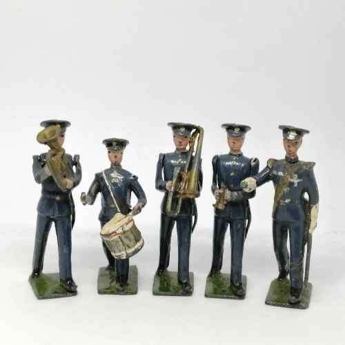 Lot of 5 Vintage lead soldiers - Britains Ltd