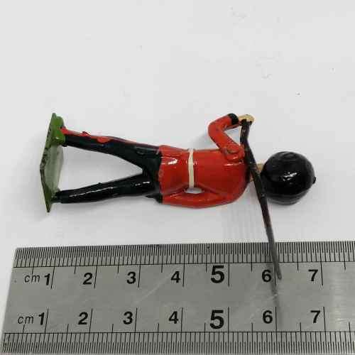Lot of 3 Vintage Royal Irish guards lead soldiers - Britains Ltd