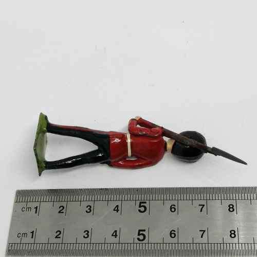 Lot of 3 Vintage Royal Irish guards lead soldiers - Britains Ltd