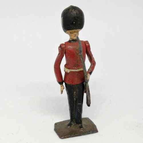 Lot of 3 Vintage Royal Irish guards lead soldiers - Britains Ltd