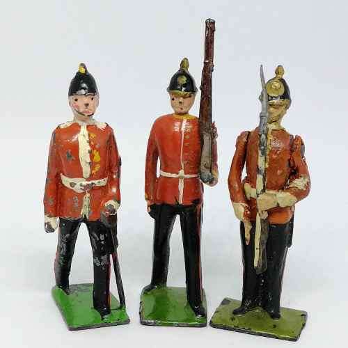 Lot of 3 Vintage lead soldiers - Britains Ltd