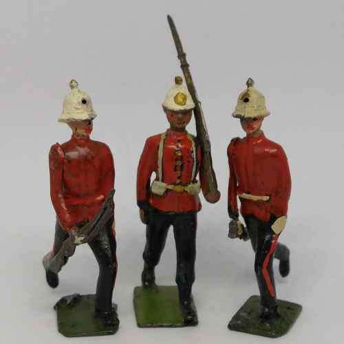 Lot of 3 Vintage lead soldiers - Britains Ltd