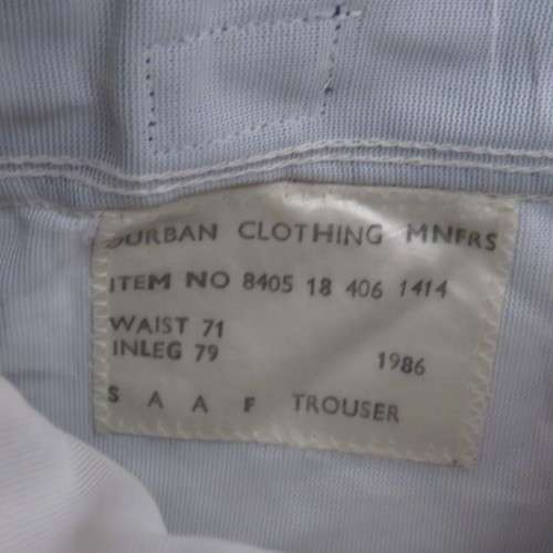 Old SA Air Force trousers - Waist 71 cm - Inner leg 79 cm